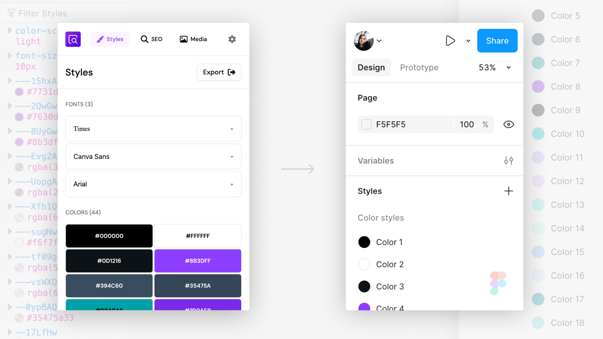 Figma export